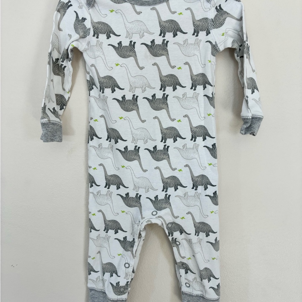 Carter's Gray Dinosaur Print Bodysuit